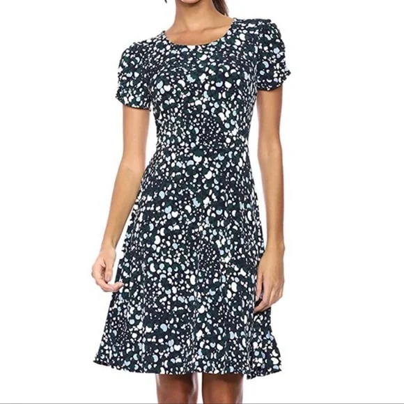 lark and ro fit and flare dress Lark Embroidered Dress – Retrofete main image 1